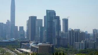 Wallpaper Shenzhen Skyscrapers Cityscape Buildings City China