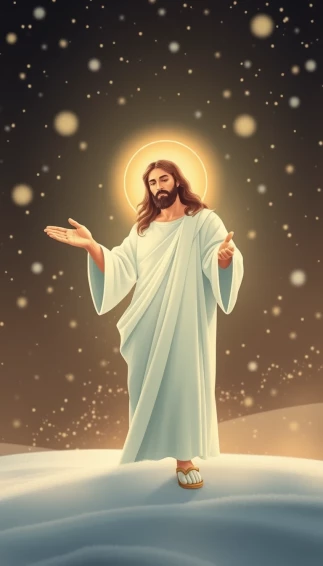 Jesus Christmas Phone Wallpaper