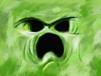 Creeper Face Wallpaper