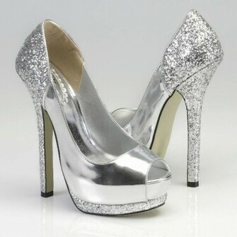 Silver Shoes Wallpaper