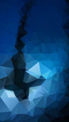 Cool Polygon iPhone Wallpaper Rainbow