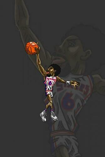 Julius Erving iPhone Wallpaper
