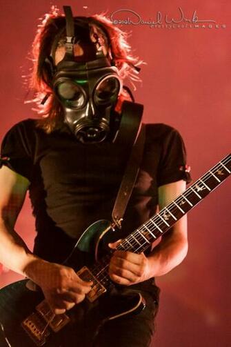 Steven Wilson W Gas Mask By Dannywork