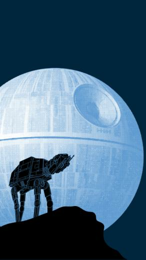 At Death Star iPhone Wallpaper
