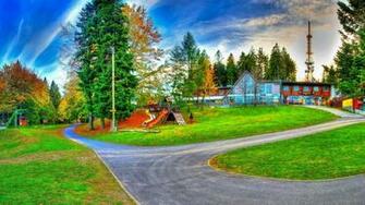 Above An Elementary School In Slovenia HDr Hq Wallpaper