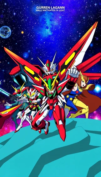 Gurren Lagann Phone Wallpaper
