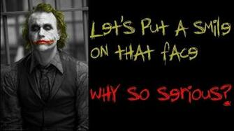 Joker Why So Serious Wallpaper