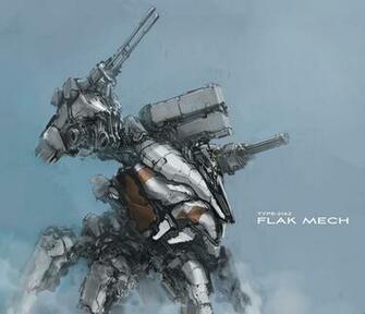 Mech Digital Wallpaper Wallpoper