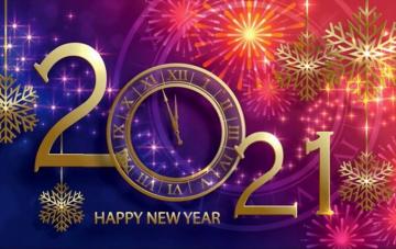 Happy New Year Wallpaper Image Stock