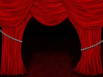 Curtains Red And Black Wallpaper