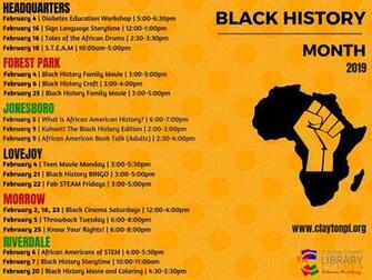Black History Month Clayton County Library System