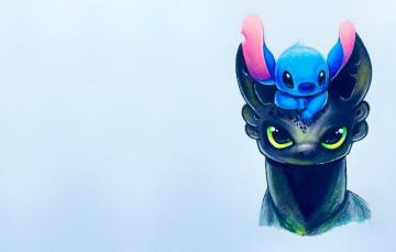 Cute Stitch Computer Wallpaper Image