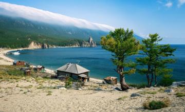 Nature Landscape Water Lake Mountain Trees Clouds
