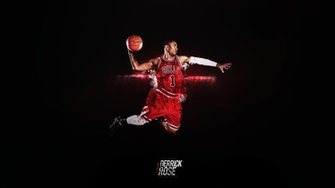 Wallpaper Derrick Rose Dunk Resolution Size