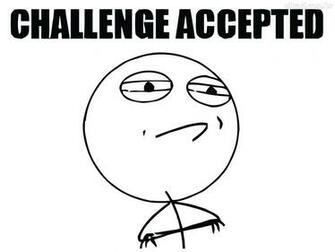 Meme Challenge Acepted Accept Personagens Memes