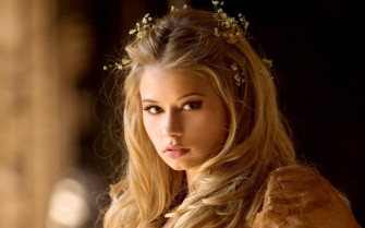 Blonde Female Model Wallpaper