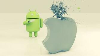 Apple Vs Android Desktop Pc And Mac Wallpaper
