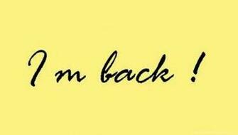 I Am Back Again HD Wallpaper Desktop Background