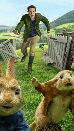 Wallpaper Peter Rabbit Domhnall Gleeson 4k Movies