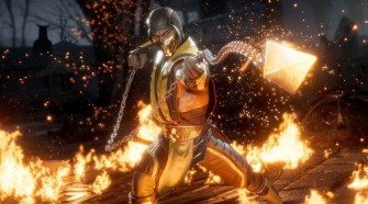 Mortal Kombat Scorpion With Spear Wallpaper