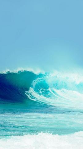 HD Wallpaper From Above Link Wave Blue Light