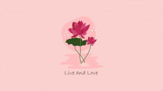 Minimalist Flower Aesthetic Wallpaper
