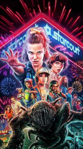 Stranger Things Season Artwork 4k Ultra HD Mobile Wallpaper
