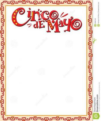 Cinco De Mayo Clip Art Border Magic