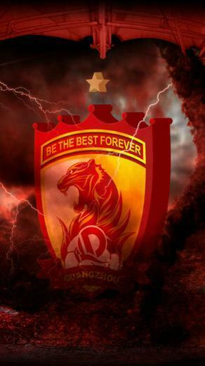 China Guangzhou Evergrande iPhone 5s Wallpaper