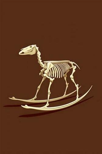 Dead Rocking Horse Funny iPhone Wallpaper S 3g