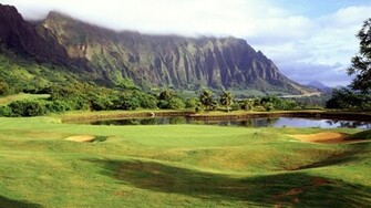 Quiet Golf Course Desktop Pc And Mac Wallpaper