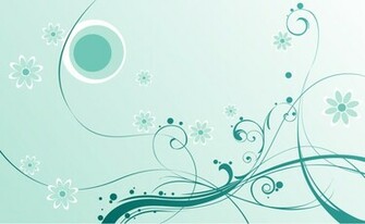 Sfondo Floreale Con Spirali Swirls Flowers Background Vettoriali