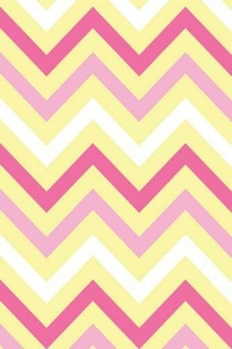 Chevron Summery Pink Yellow Sand