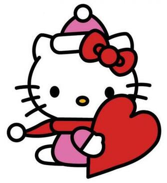 Hello Kitty Happy Valentines Day