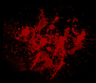 Blood Splatter Transparency By Sagacious