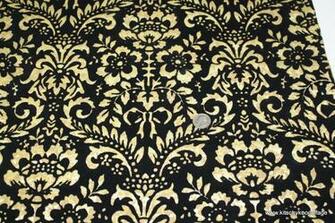 Metallic Flocked Wallpaper