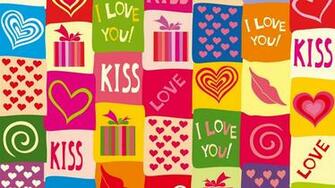 Love You Hearts Wallpaper Description I