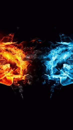 Wallpaper Hands 4k 5k 8k Fight Kick Orange Blue