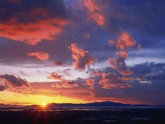 Sunset Nature Salt Utah Sunsets Wallpaper Desktop