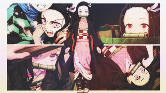 Anime Girl Kamado Nezuko Kimetsu No Yaiba HD Phone Wallpaper