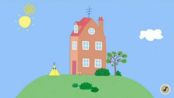 Peppa Pig House Pedros Wallpaper