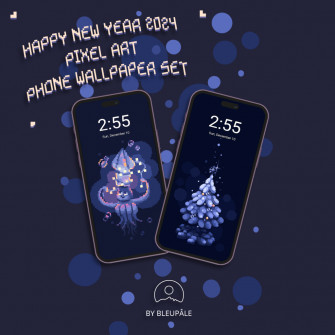 Phone Wallpaper Happy New Year Bleup Le