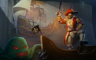 Toy Soldier Gangplank Skin League Of Legends Wallpaper