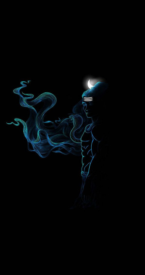 Shiva Oled iPhone Wallpaper HD