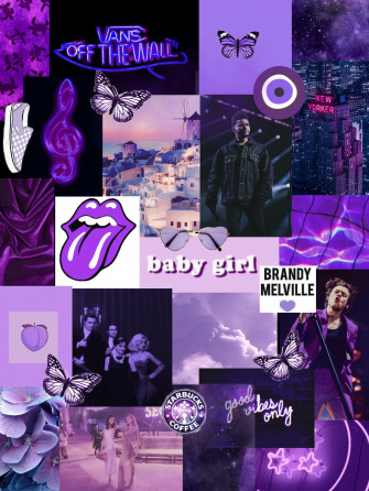 Purple Bad Bitch Wallpaper Q
