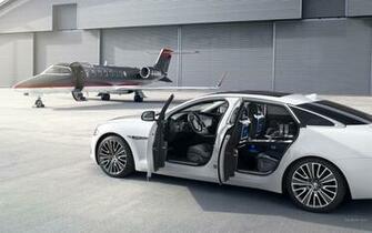Jaguar Car And Private Jet HD Wallpaper Ask Limousine