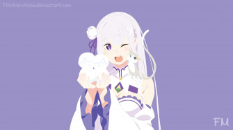 Emilia 4k Re Wallpaper