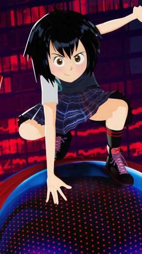 Movie Spider Verse Peni Parker Girl Wallpaper