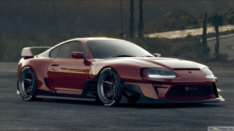 Red Modified Toyota Supra Mk4 4k Wallpaper