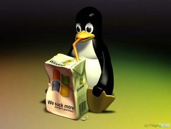Linux Vs Windows Wallpaper
